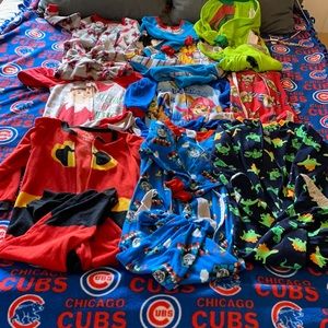 Children’s footie pajamas